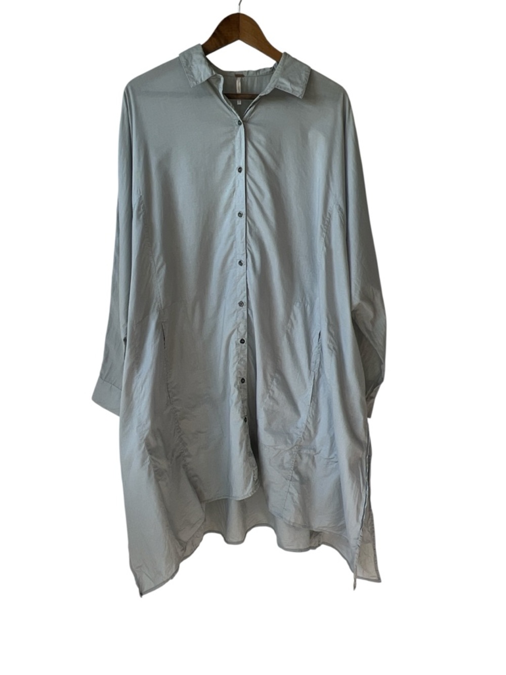 Free People Oversized Button Down Tunic Dress Size Medium